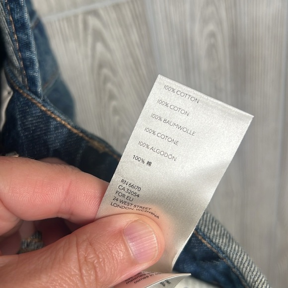 Free People Sunkissed Denim Short Overal Size 2 Cotton - Picture 6 of 6